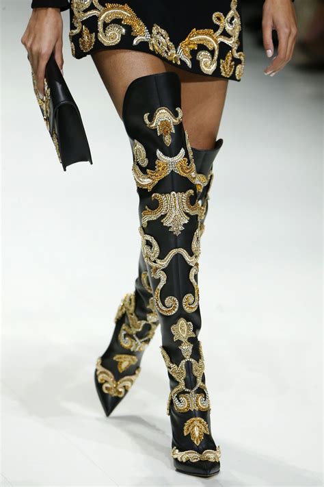 versace runway shoes